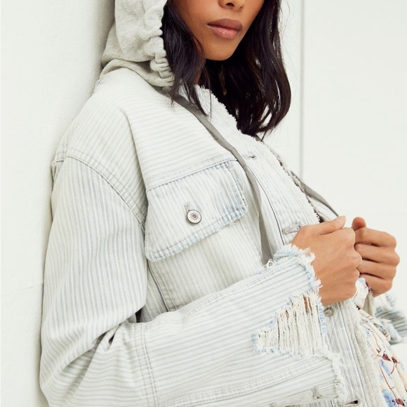 Free People Denim Duster size xs - Picture 3 of 9